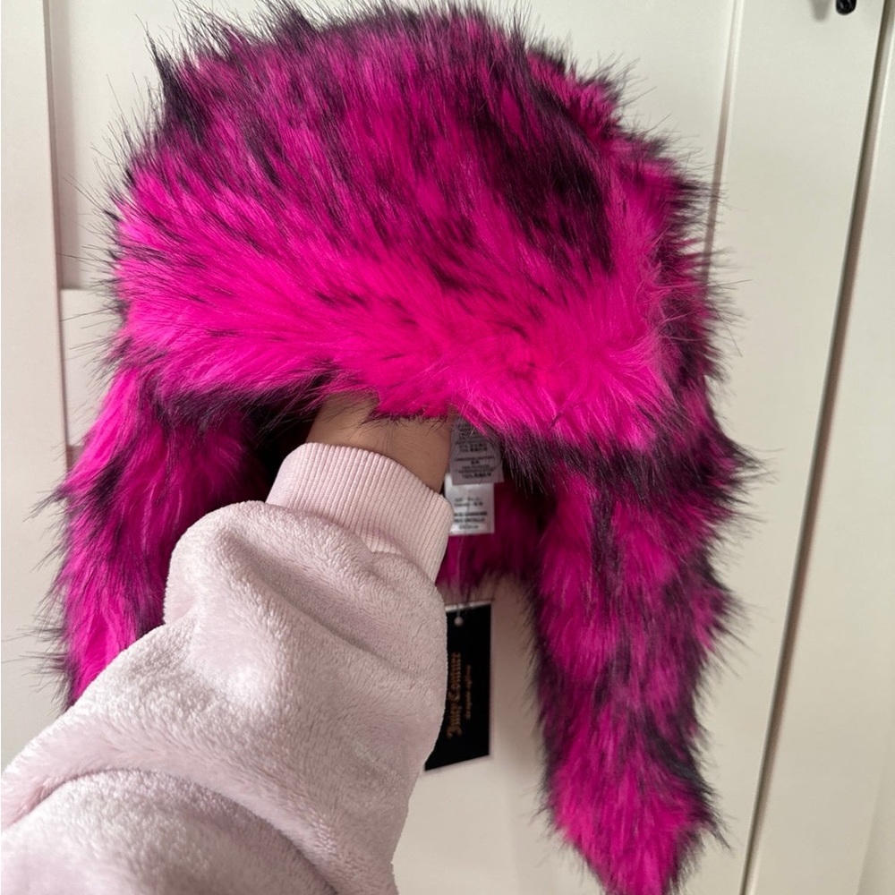 Juicy Couture fur hat
